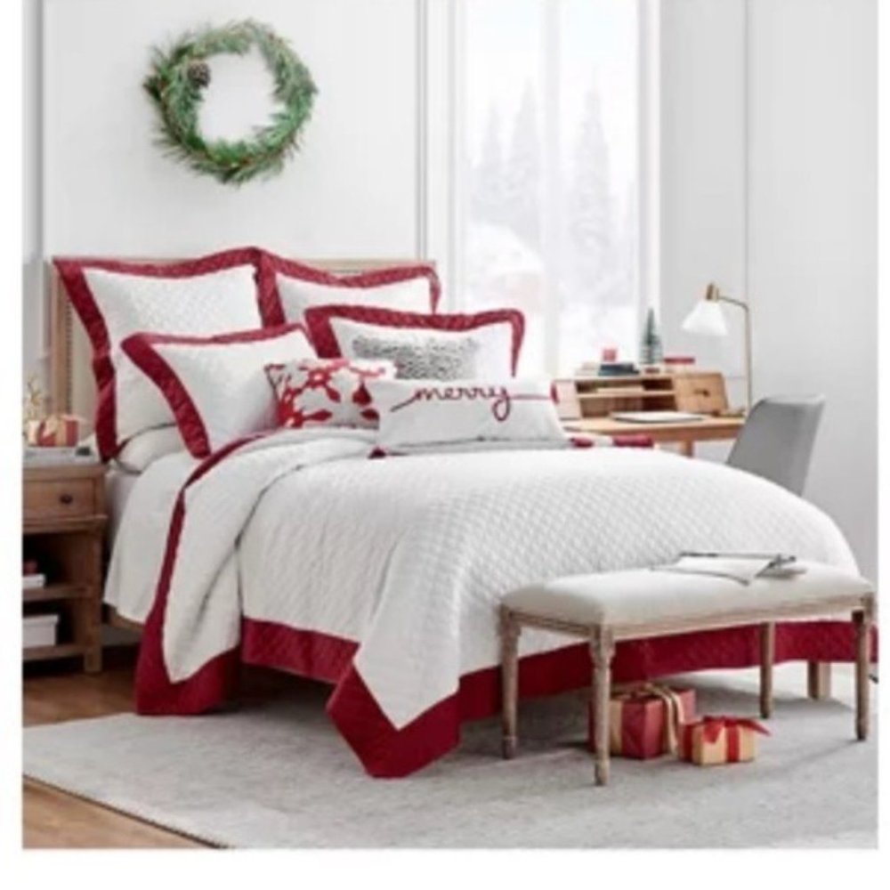 Levtex Home All is Bright Christmas Bedding Collection king size